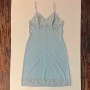Vintage Seamprufe Baby Blue Slip Dress